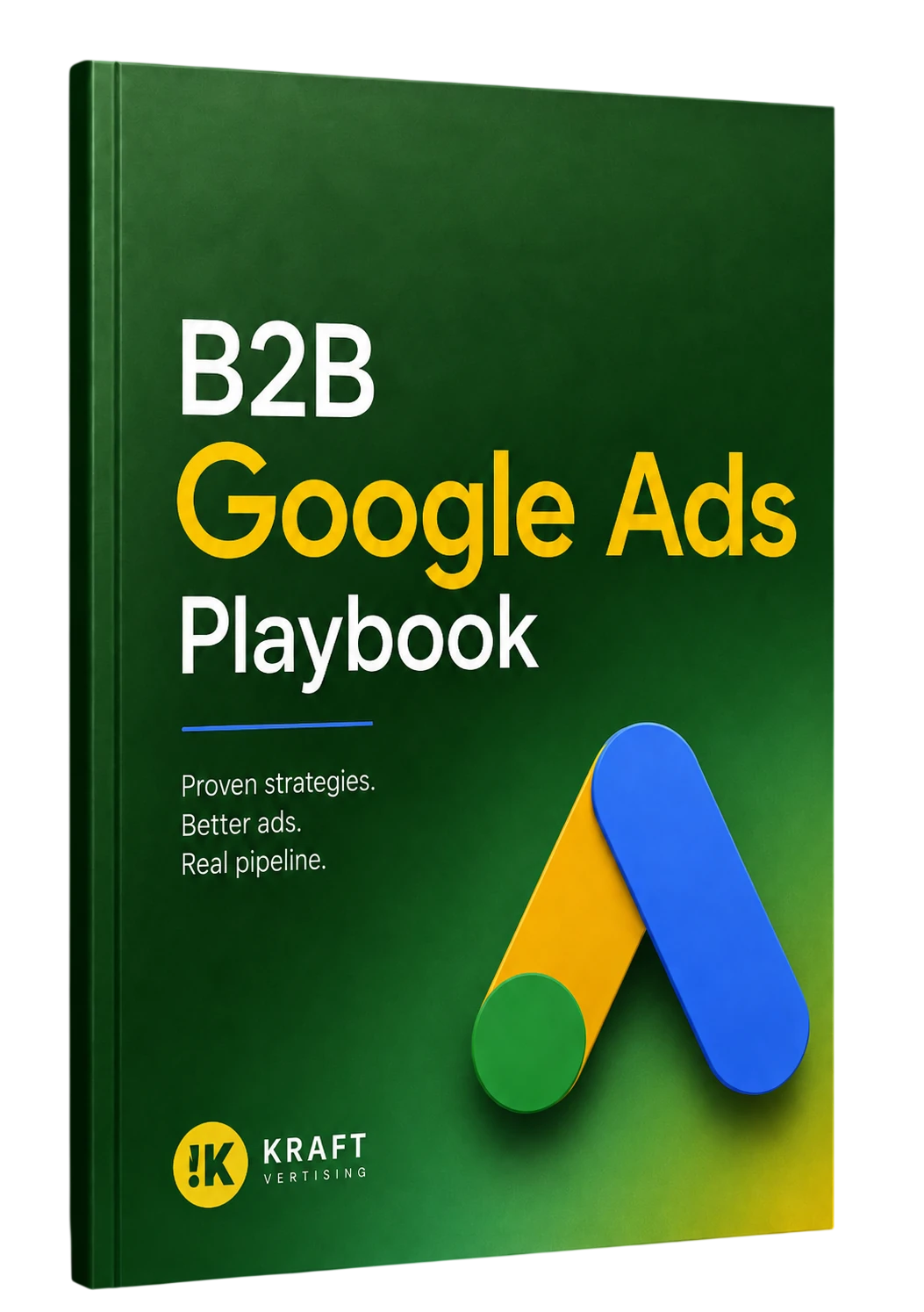 B2B Google Ads Playbook pro rok 2026 — obálka e-knihy